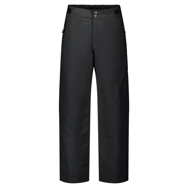 SCOTT Ultimate Dryo Kids' Winter Sports Pants – Black (Front View)