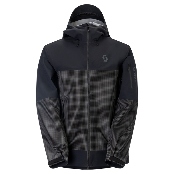 SCOTT Explorair 3L Men's Winter Sports Jacket – Black – Front View