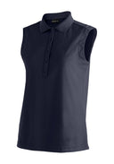 Maier Sports W ULRIKE SLEEVELESS - night sky 34 Normal - Regular Fit Polo - Shirt - PeakStyle