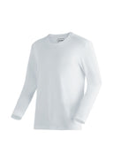 Maier Sports M TIGHT LONG TEE - white S Normal - Regular Fit Tights - PeakStyle