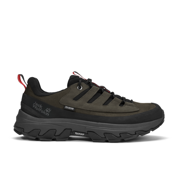 Jack Wolfskin APEX HIKE TEXAPORE LOW Herren Obsidian Moss – Ansicht 1