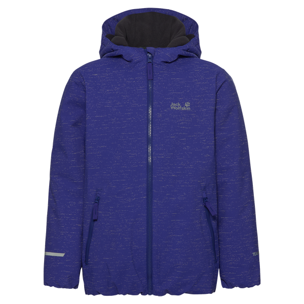 Jack Wolfskin GO GLOW JKT K Kinder Winterjacke Glow Ink – Packshot Vorderansicht