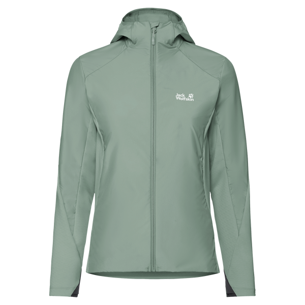 Jack Wolfskin ASTROTRAIL HOODED HYBRID W Green Zinnia – 9-a100