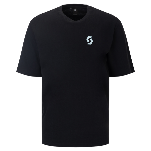 SCOTT Graphic Kurzarmshirt Herren in Schwarz – Vorderansicht