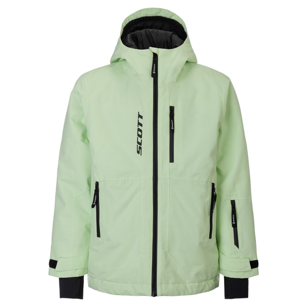 Giacca da sci SCOTT Vertic Dryo Junior, colore Vapour Green