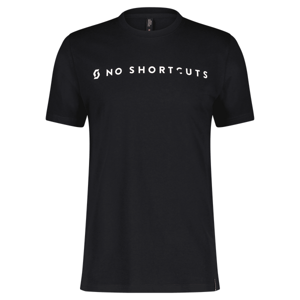 SCOTT No Shortcuts Kurzarmshirt Herren F26 – Black Vorderansicht