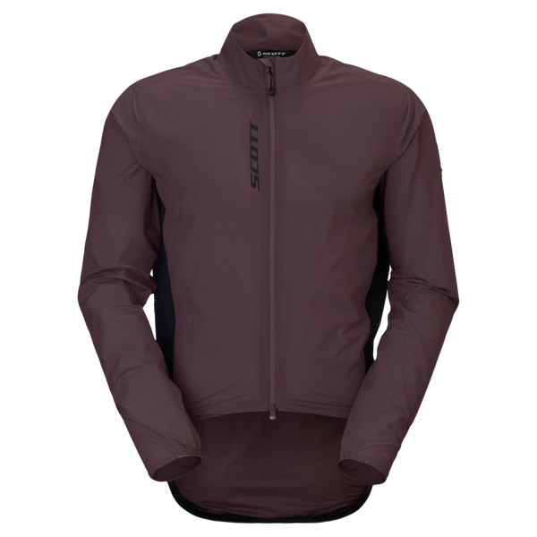 SCOTT Pro Waterproof Fahrradjacke Damen Cocoa Red Vorderansicht