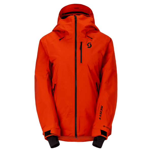 SCOTT Ultimate GORE-TEX wintersportjas voor dames – Turbo Red – vooraanzicht
