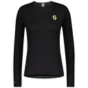 Scott W RC RUN L/SL SHIRT - Black - Yellow XS Oberbekleidung - PeakStyle