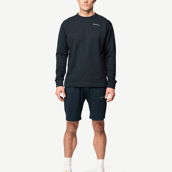 Devold EVERYDAY Merino-Pullover Herren – Ink – Studio 4