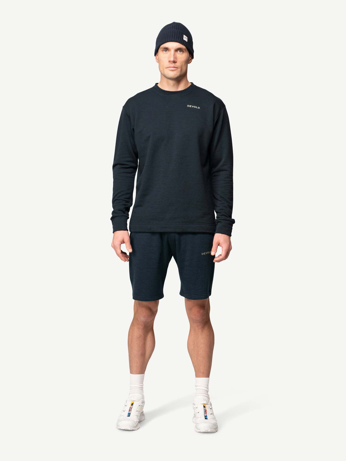 Devold EVERYDAY Merino-Pullover Herren – Ink – Studio 4