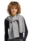 Dale Of Norway CHRISTIANIA SCARF Grey Offwhite One size - PeakStyle