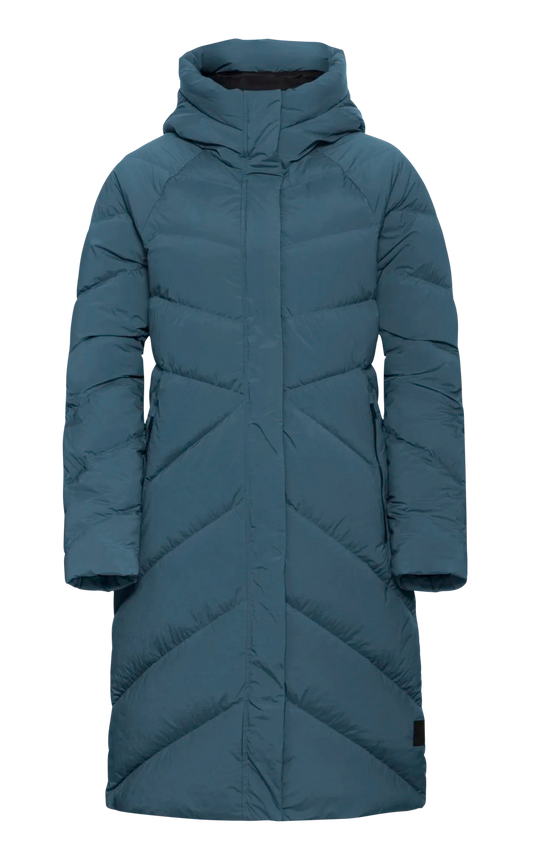 Jack Wolfskin W MARIENPLATZ COAT W RDS aluminum blue 2XL - PeakStyle