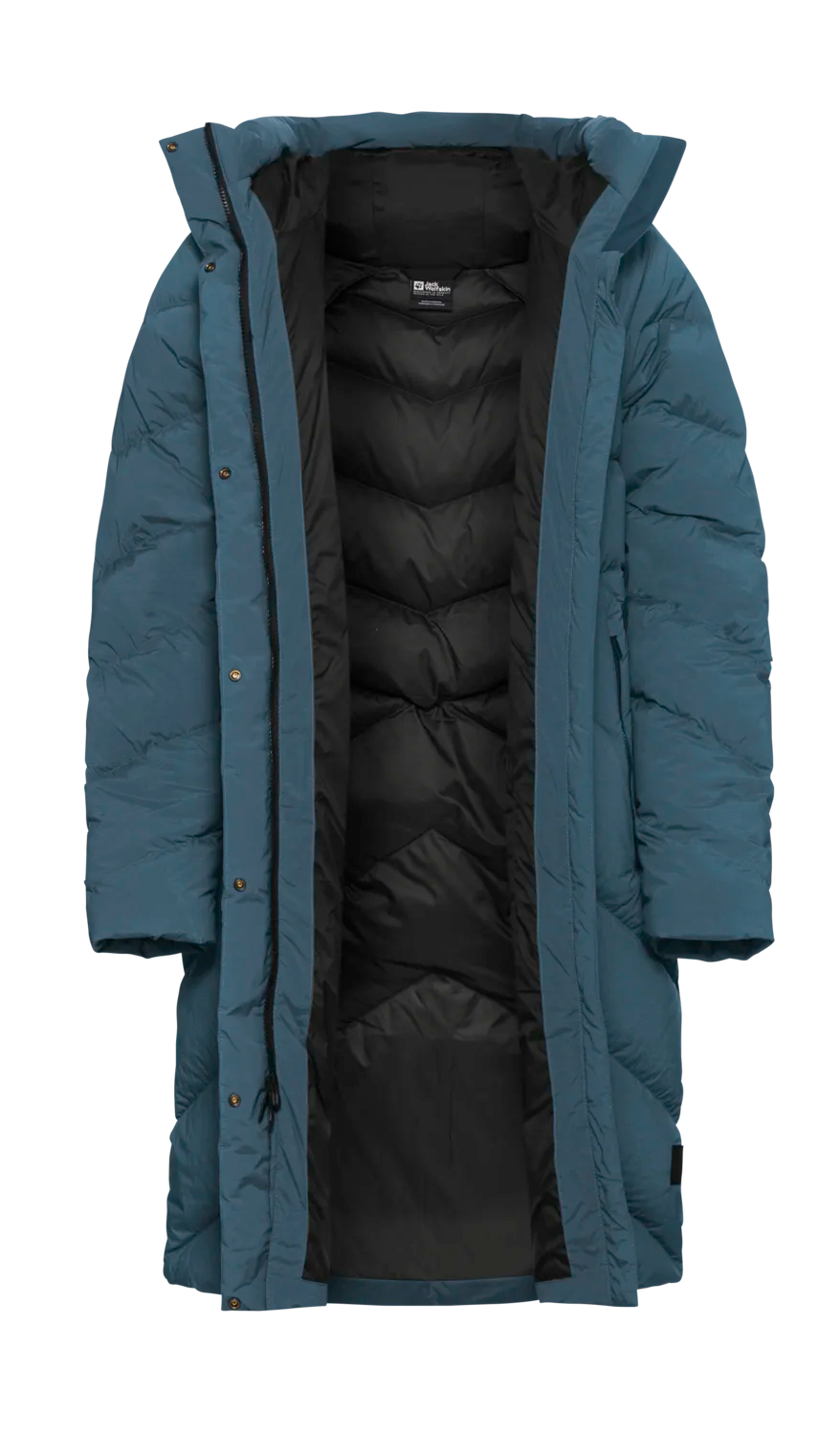 Jack Wolfskin W MARIENPLATZ COAT W RDS aluminum blue 2XL - PeakStyle