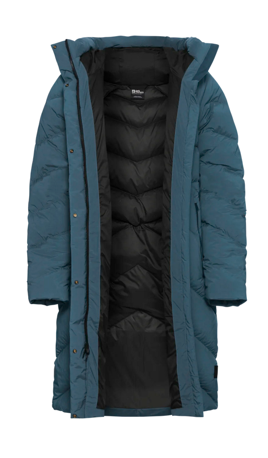 Jack Wolfskin W MARIENPLATZ COAT W RDS aluminum blue 2XL - PeakStyle