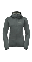 Jack Wolfskin WINDHAIN HOODY W slate green 3XL - PeakStyle