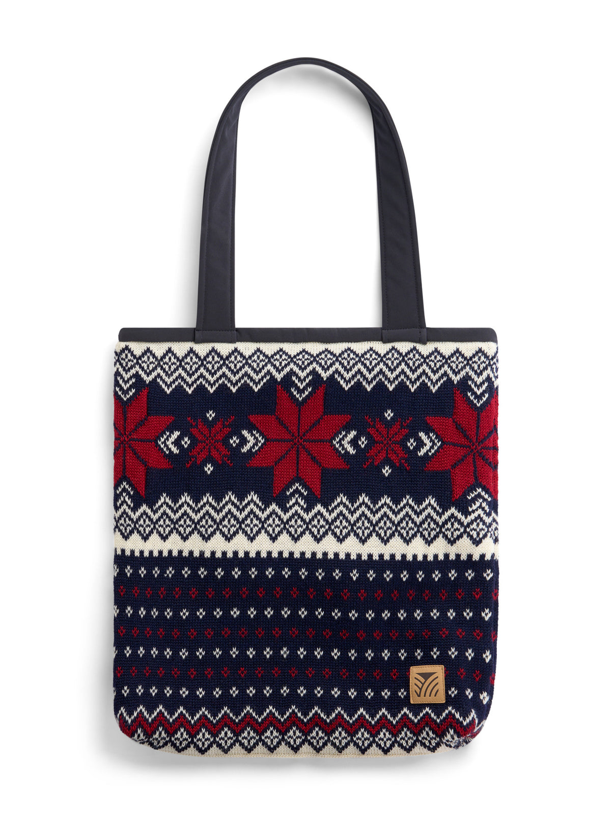 Dale Of Noorwegen EGERSUND TOTEBAG Marine Offwhite Rood Eén maat - PeakStyle