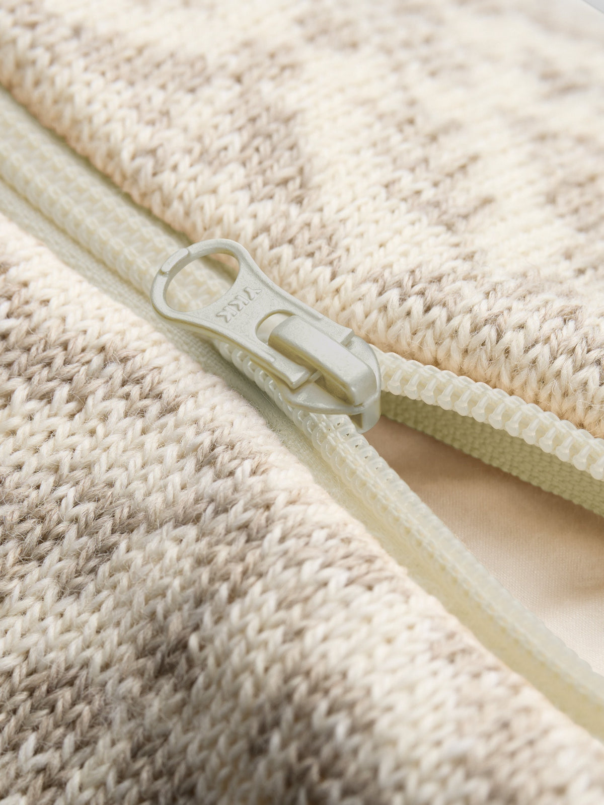 Dale Of Norway FROGNER Woll-Kissenhülle – Offwhite - Sand – Detail oder Lifestyle