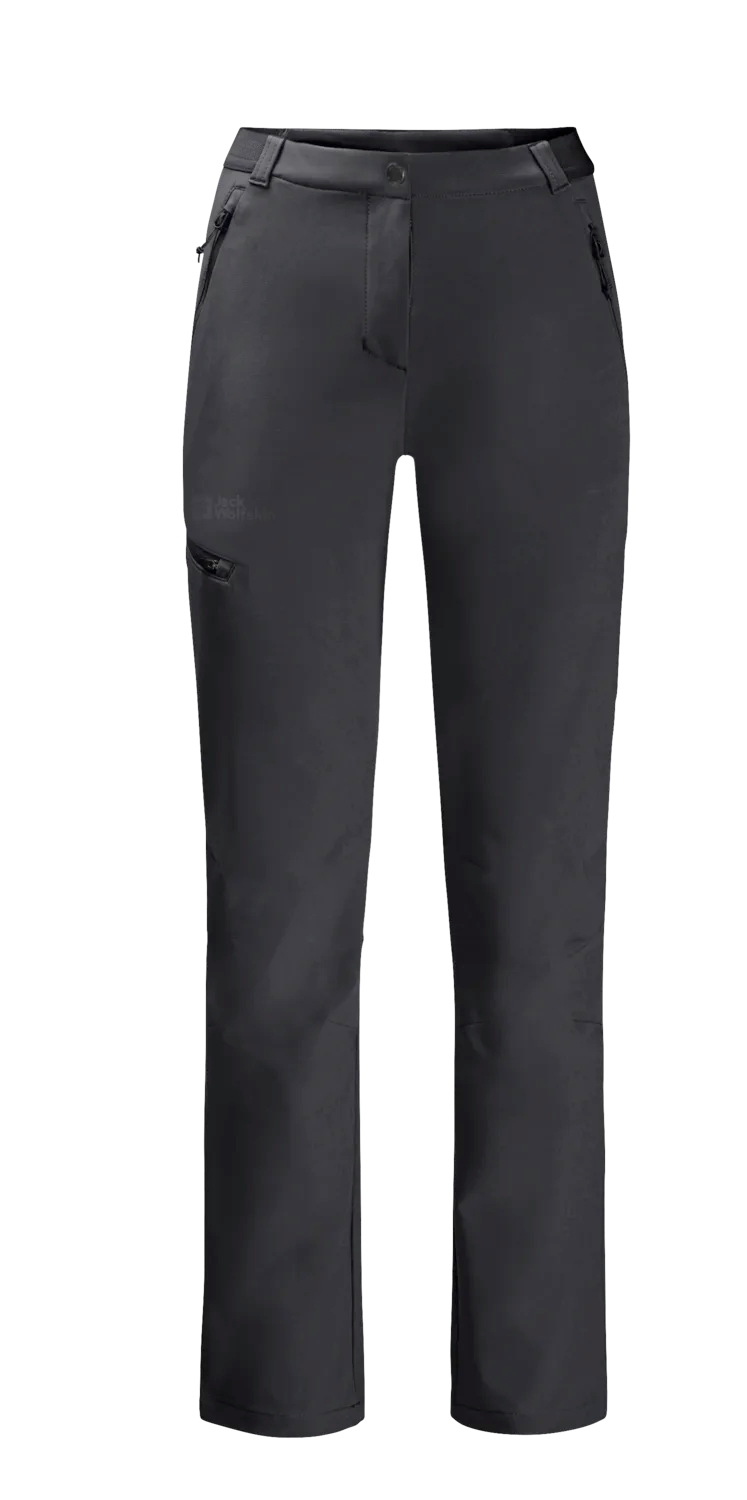 Jack Wolfskin W GEIGELSTEIN PANTS W black 46L - PeakStyle