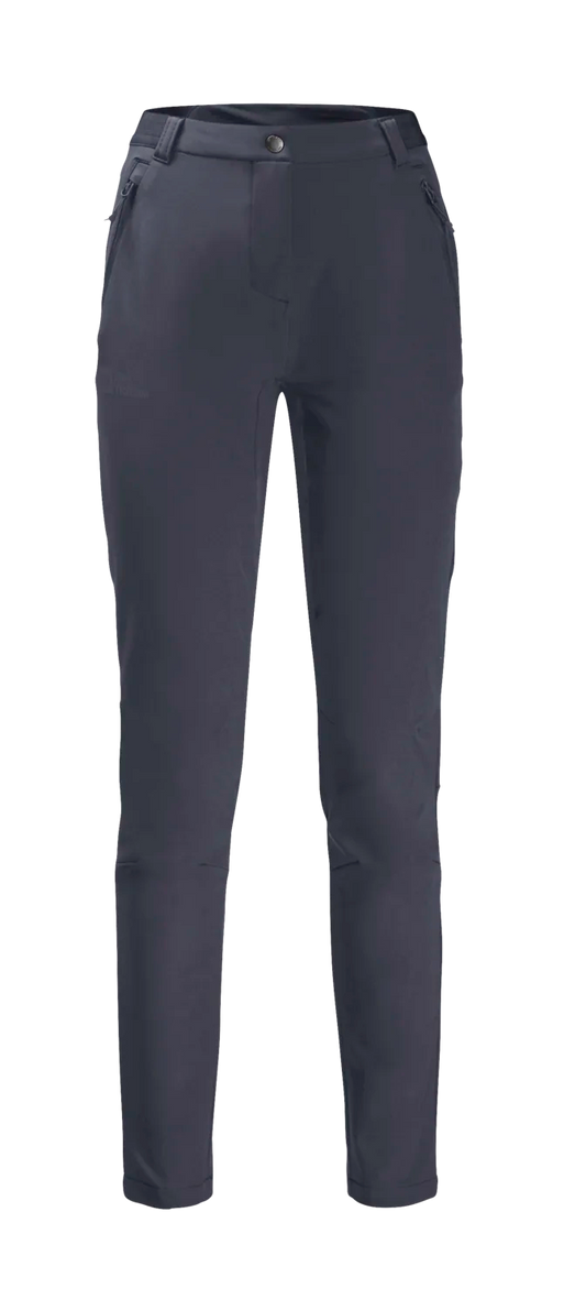 Jack Wolfskin W GEIGELSTEIN SLIM PANTS W Graphite 46 - PeakStyle