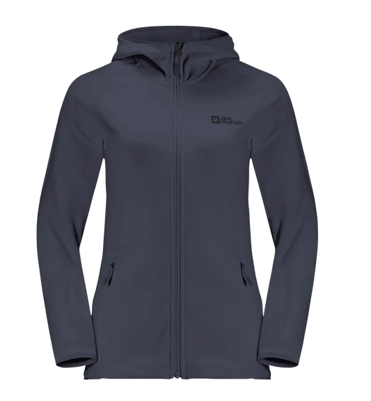 Jack Wolfskin W BAISELBERG HOODED FZ W Graphite XXL - PeakStyle