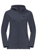 Jack Wolfskin W BAISELBERG HOODED FZ W Graphite XXL - PeakStyle