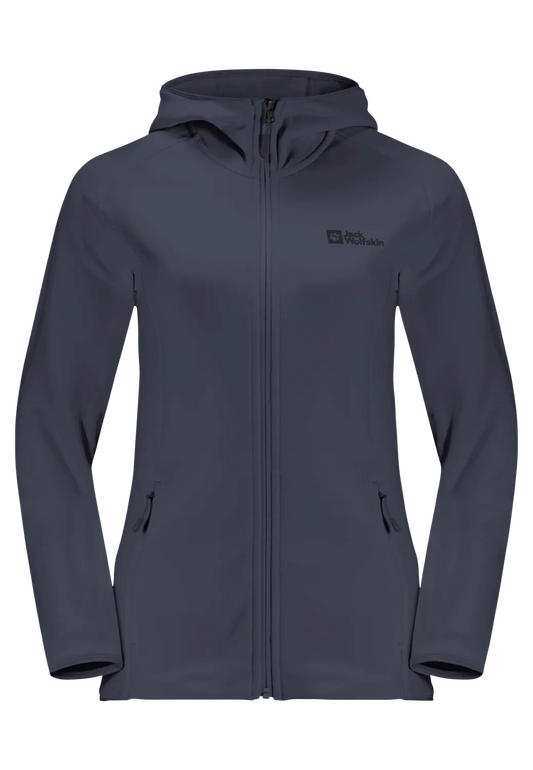 Jack Wolfskin W BAISELBERG HOODED FZ W Graphite XXL - PeakStyle