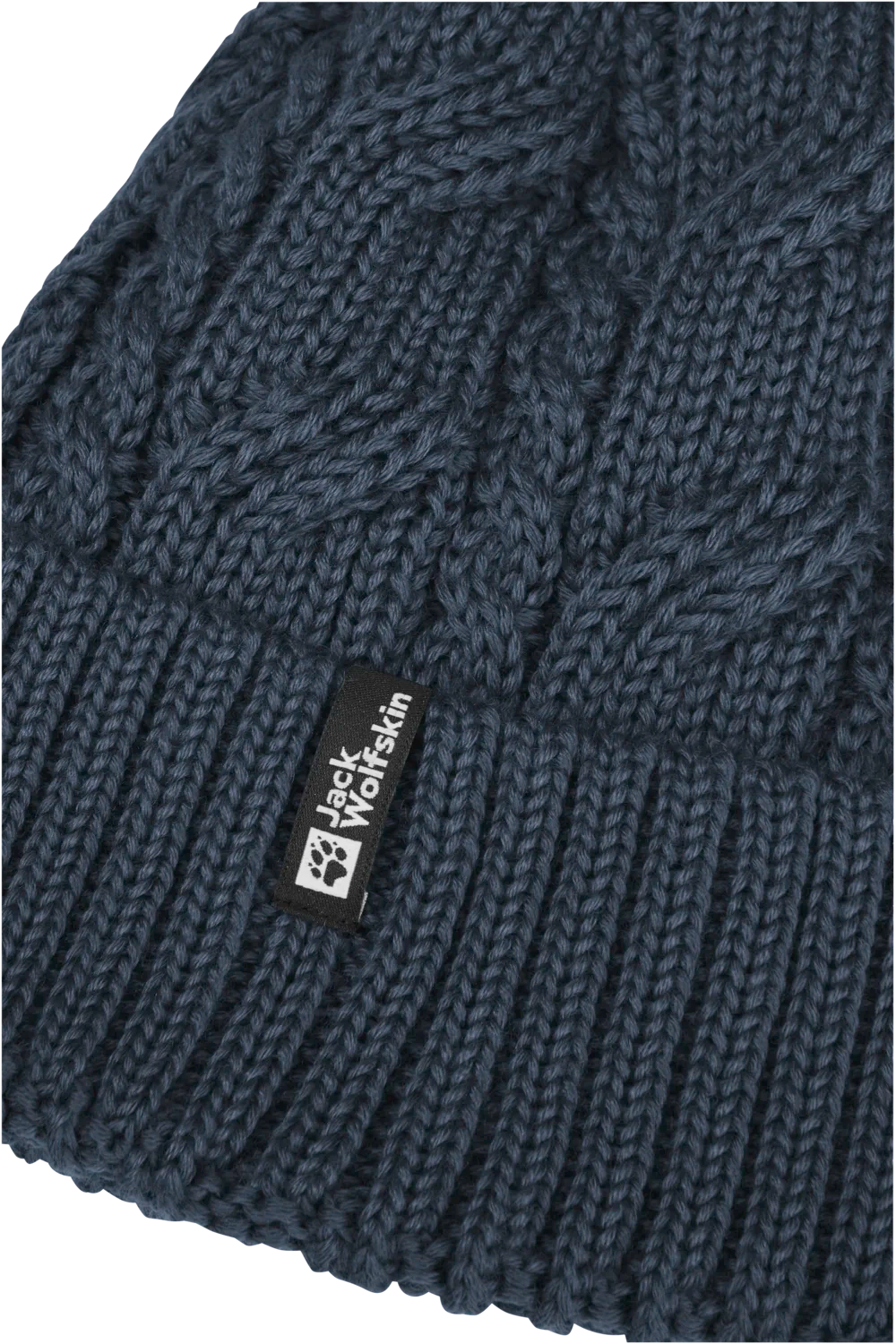 Jack Wolfskin POMPOM BEANIE midnight sky One Size - PeakStyle