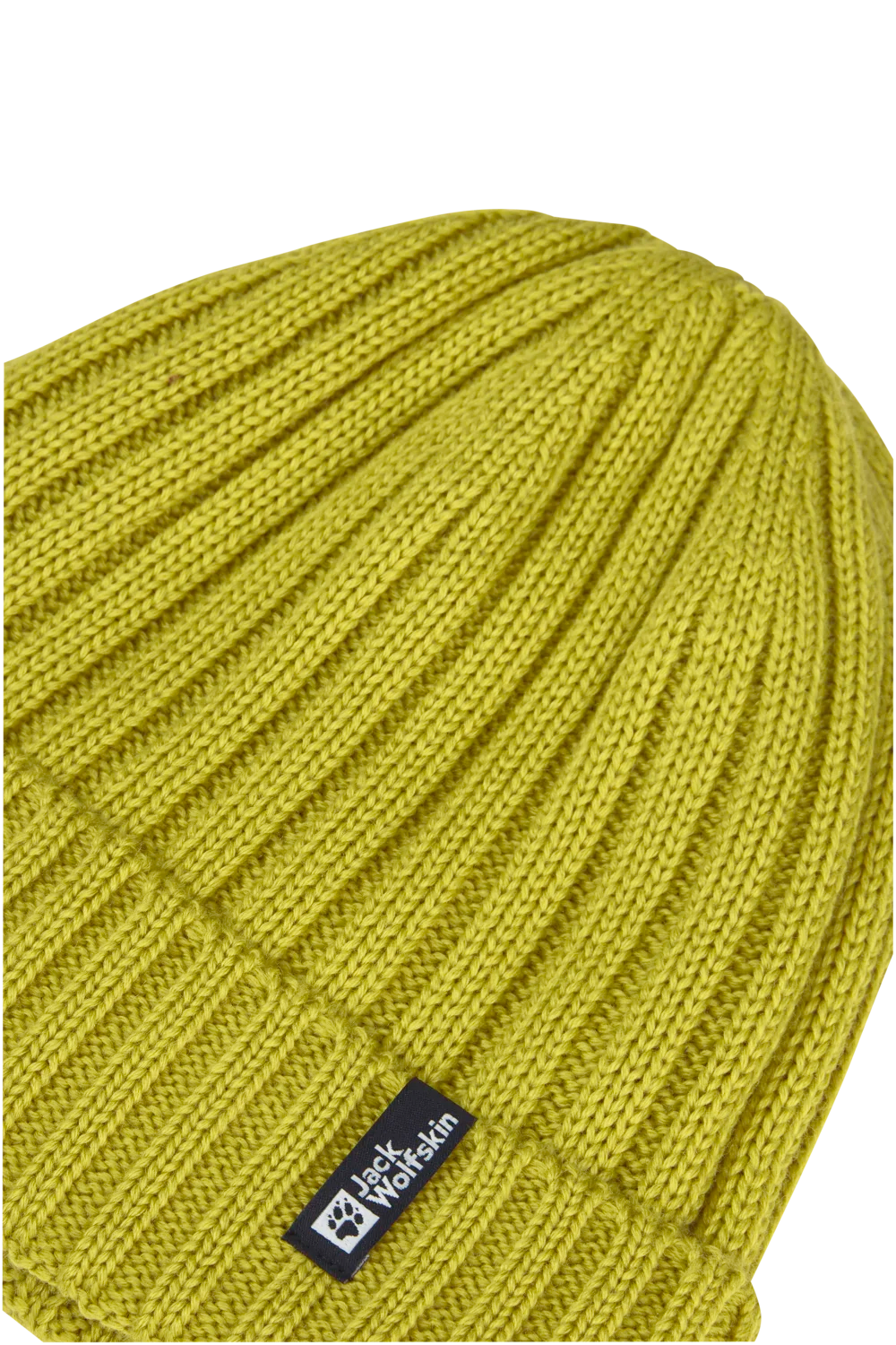 Jack Wolfskin RIB KNIT BEANIE chartreuse One Size - PeakStyle