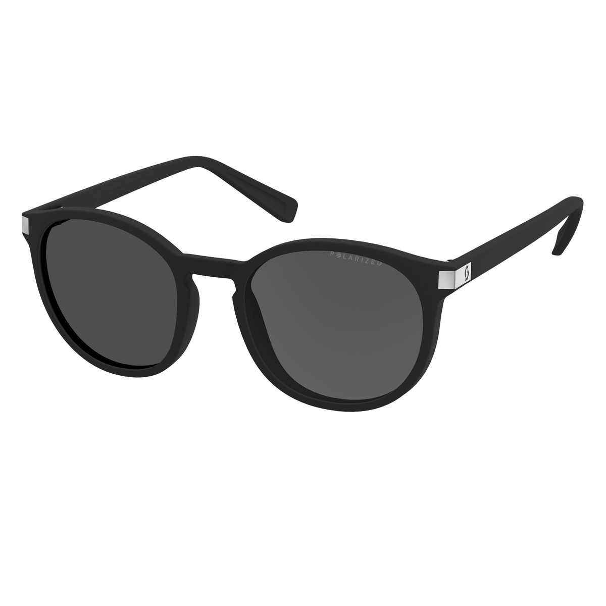 SCOTT Riff Polarized Sonnenbrille Black Matt – Frontansicht