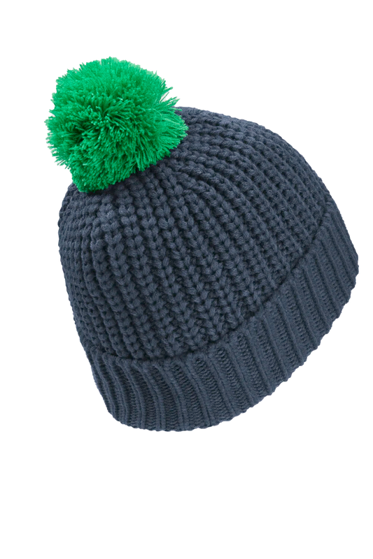 Jack Wolfskin POMPOM BADGE BEANIE K midnight sky M - PeakStyle