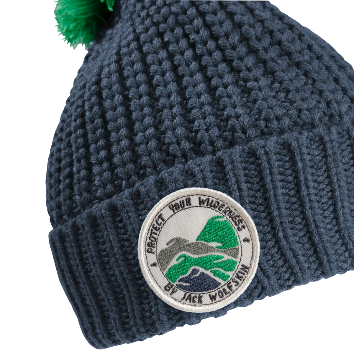 Jack Wolfskin POMPOM BADGE BEANIE K midnight sky M - PeakStyle