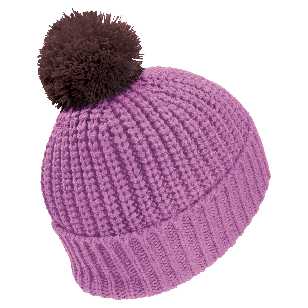 Jack Wolfskin POMPOM BADGE BEANIE K Kinder Mütze Vivid Orchid 1-a320