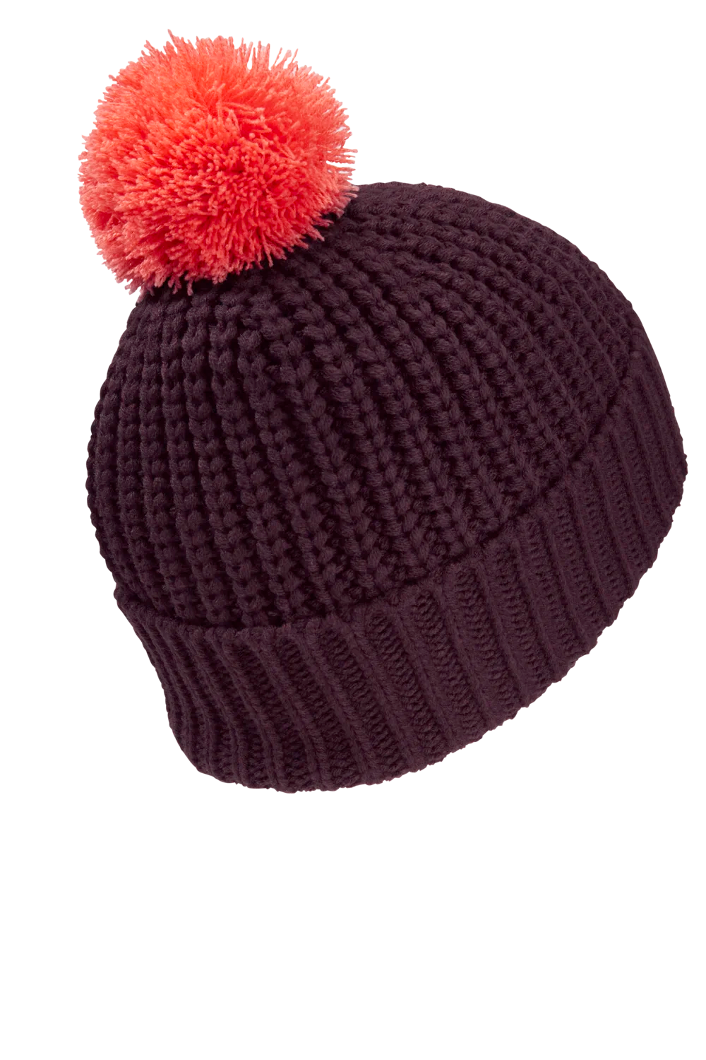 Jack Wolfskin POMPOM BADGE BEANIE K amaranth M - PeakStyle