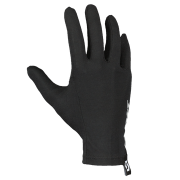 SCOTT Merino Liner Fingerhandschuhe – Black Oberseite