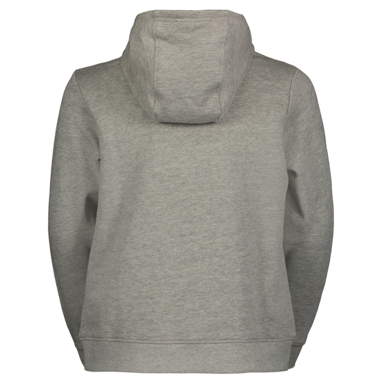 Sweat à capuche SCOTT Icon pour enfants – Gris chiné – Vue de dos