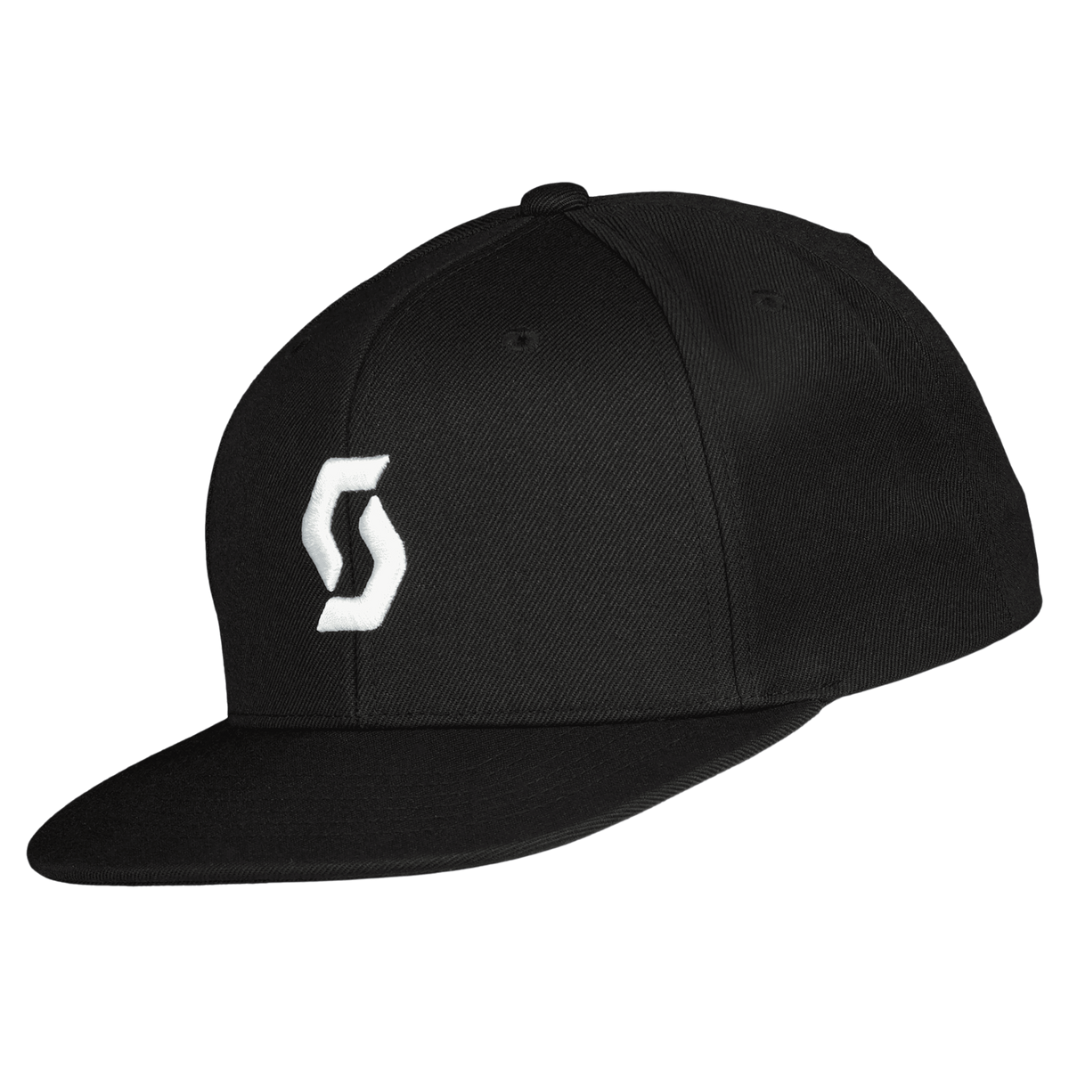 SCOTT Flat Brim Cap – Black