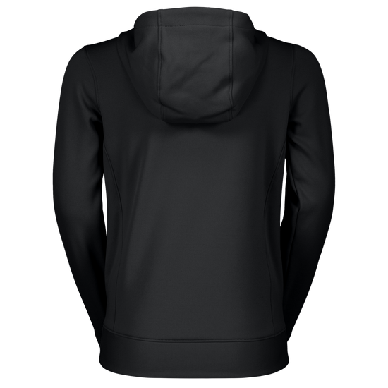 Sweat à capuche SCOTT Icon pour enfants – Noir – Vue de dos