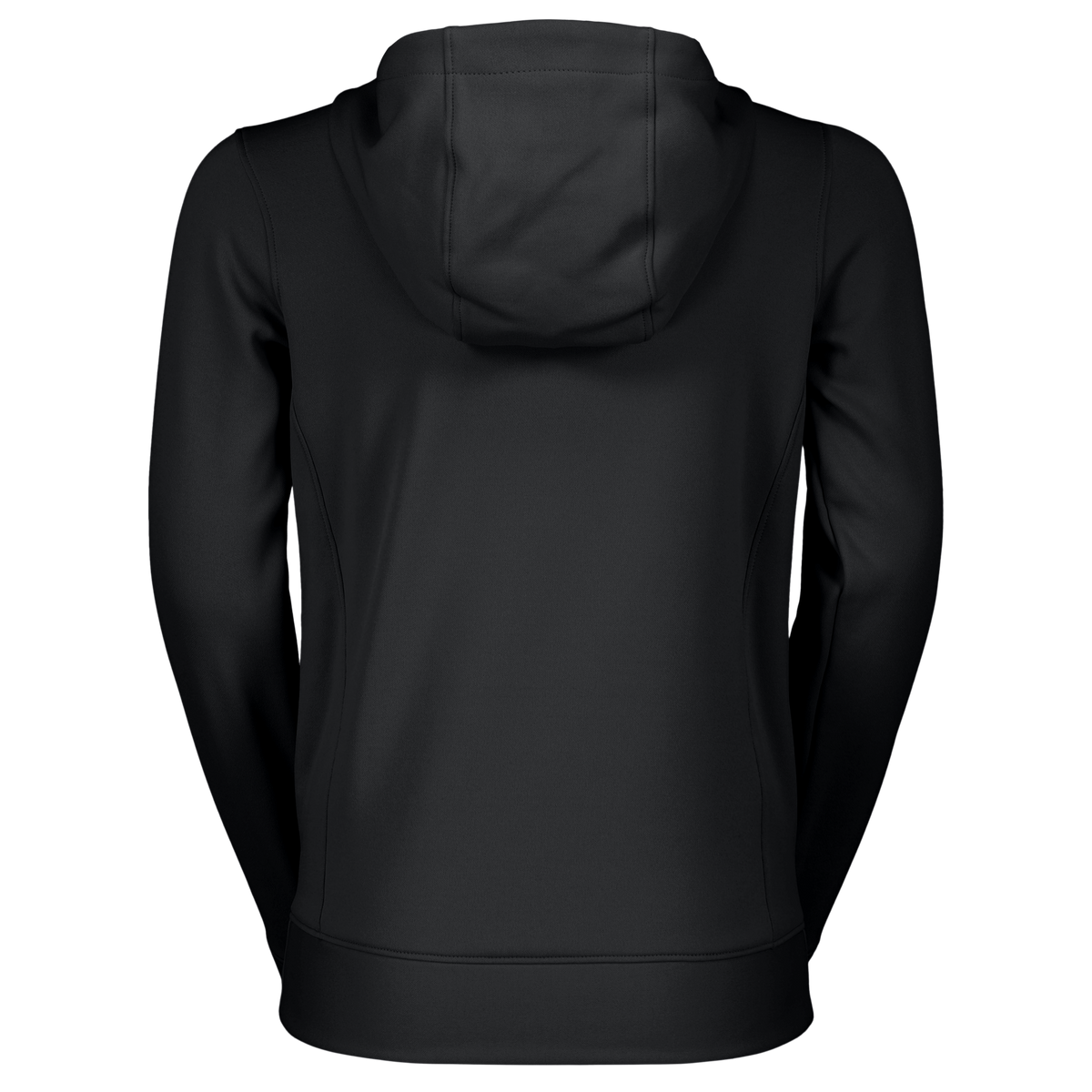 Sweat à capuche SCOTT Icon pour enfants – Noir – Vue de dos