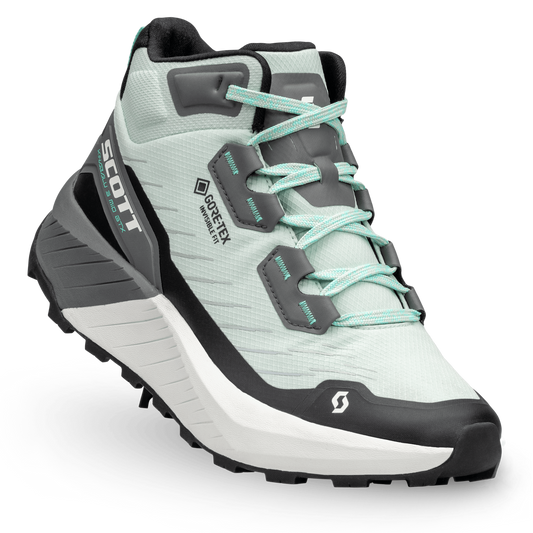 SCOTT Kinabalu 3 Mid GORE-TEX Trailrunning-Schuh Damen – Dry Green - Slate Grey Packshot