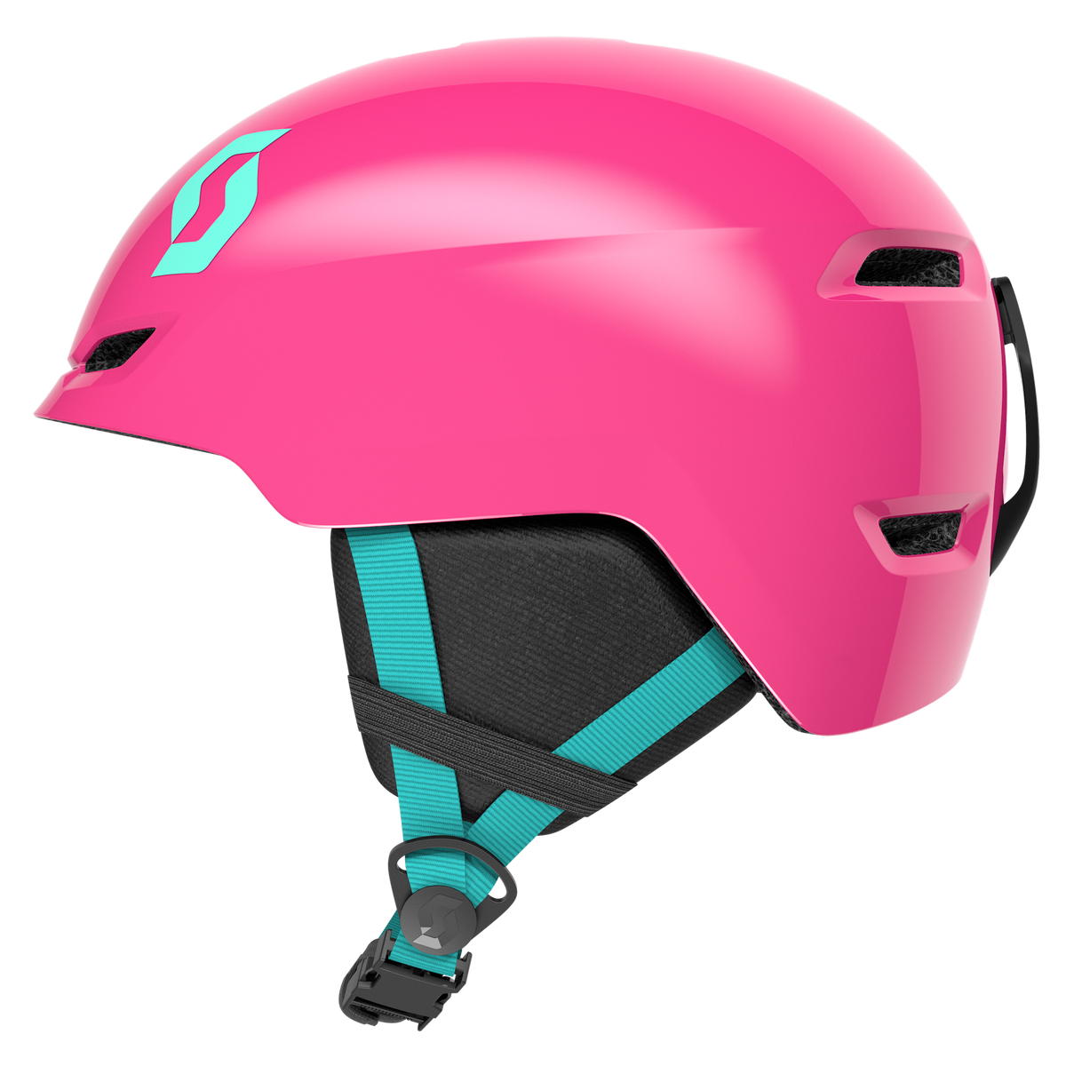SCOTT Keeper 2 Skihelm Kinder – Mint Green - Neon Pink – Ansicht 2