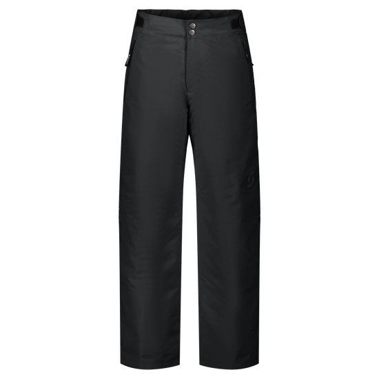 SCOTT Ultimate Dryo Kids' Winter Sports Pants – Black (Front View)