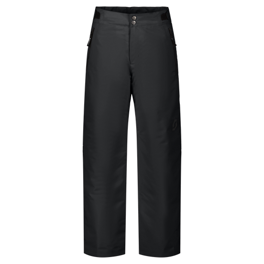 Pantalon de sports d'hiver SCOTT Ultimate Dryo pour enfants – Noir, vue de face