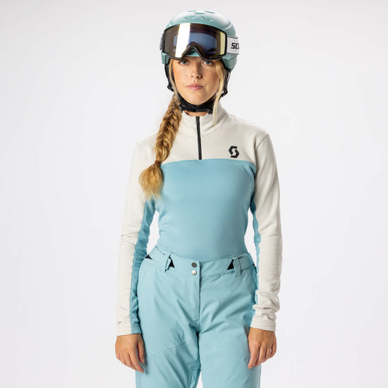 Jersey de capa intermedia SCOTT Defined Light para mujer – Uso