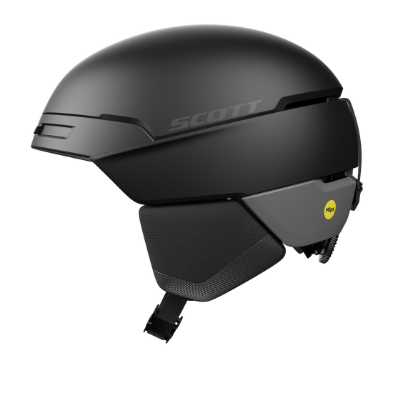 SCOTT Flow Mips Skihelm Black Seitenansicht