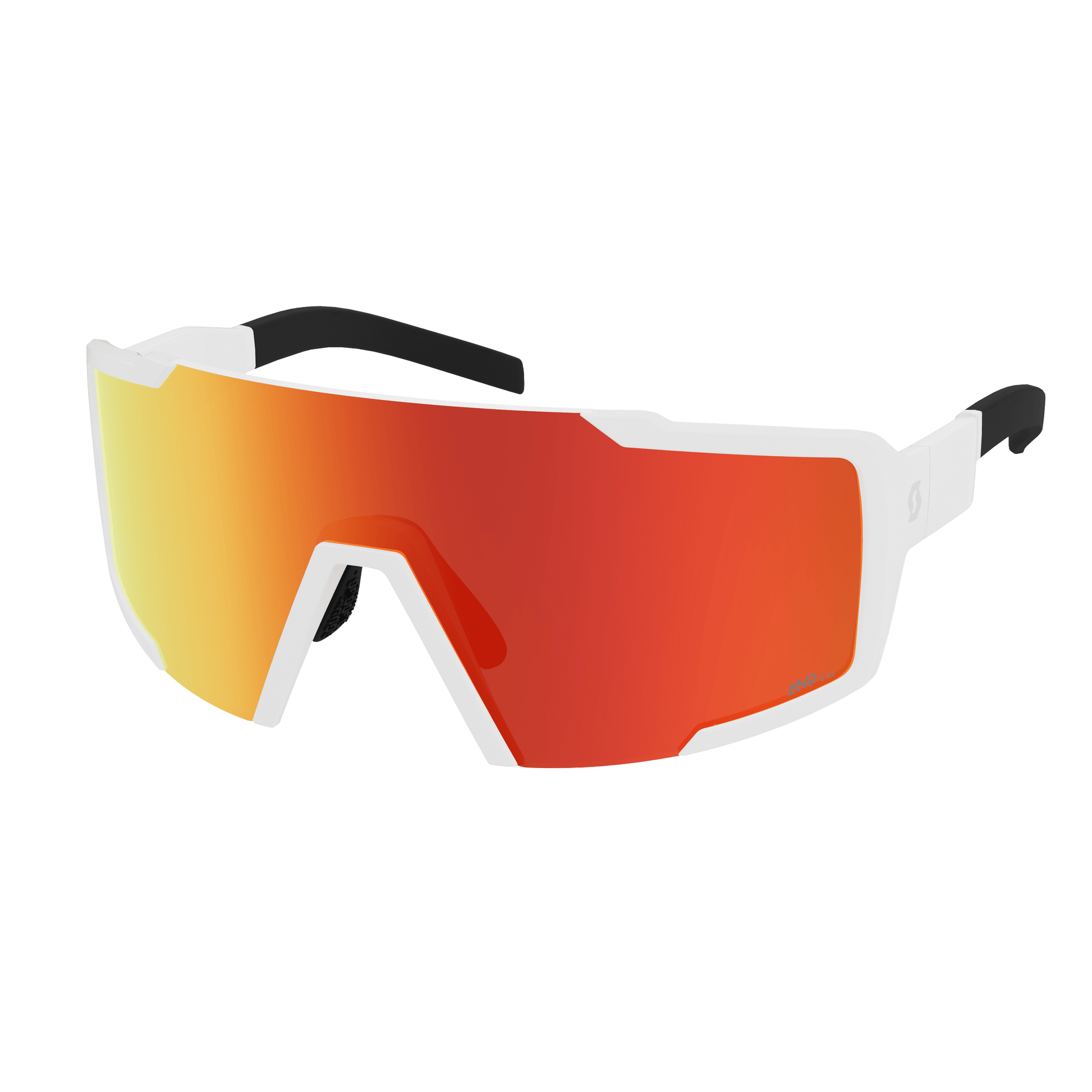 SCOTT Sunglasses Shield in White Matt / AMP red chrome S3 – Produktansicht