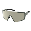 SCOTT Sunglasses Shield in Kaki Green / AMP white chrome S2 – Produktansicht