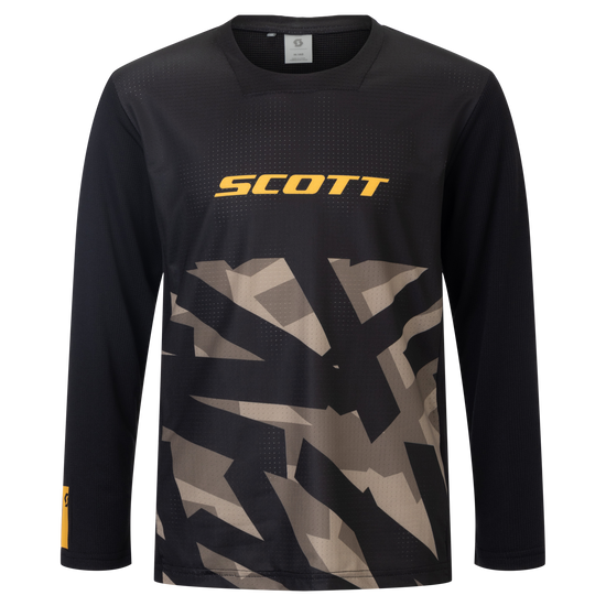 SCOTT Tee Vertic Delta LS für Kinder – Black – PRIMARY_PACKSHOT
