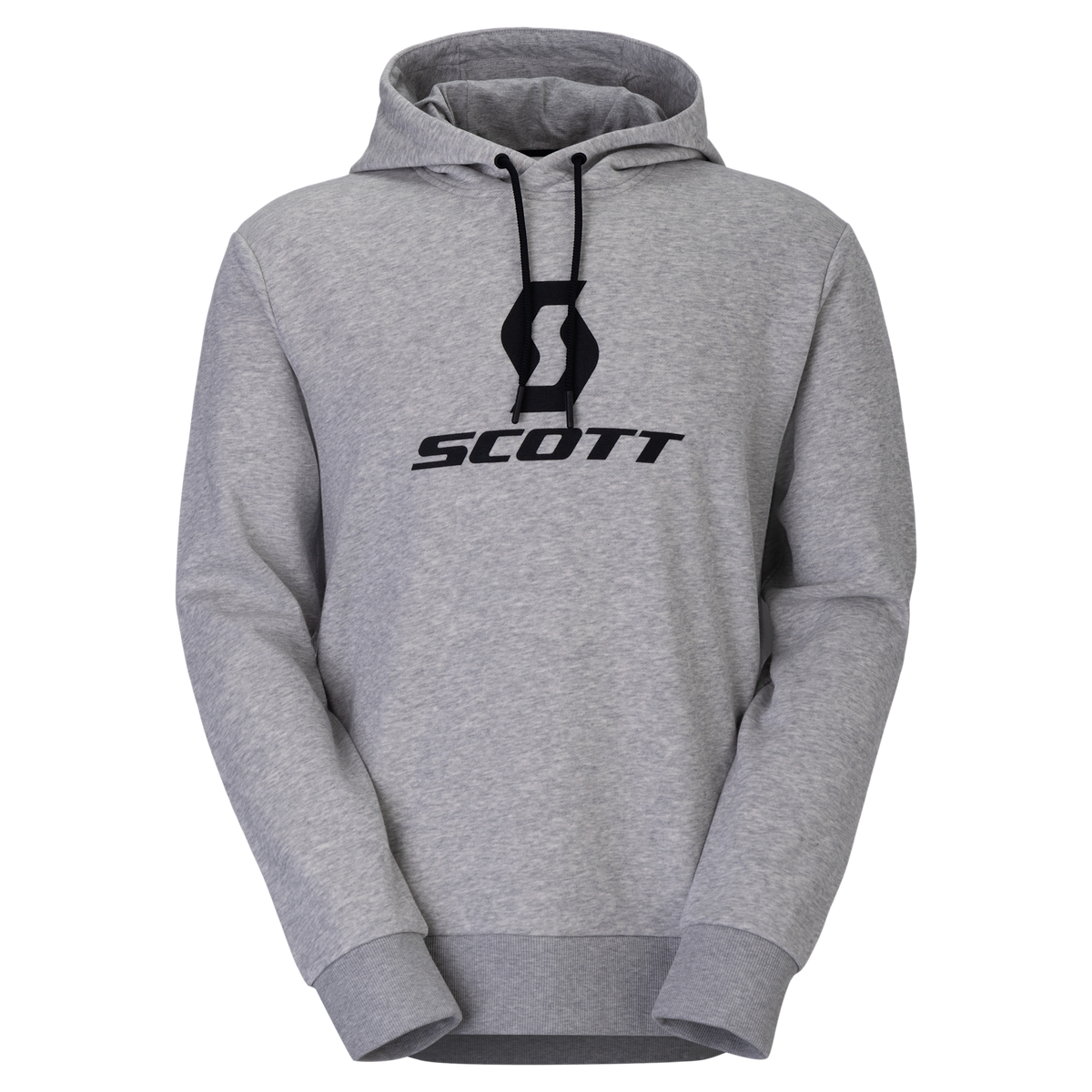Sweat à capuche à manches longues SCOTT Icon pour homme – Gris chiné