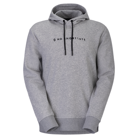 SCOTT No Shortcuts Langarm-Hoody für Herren – Grey Melange – Hauptansicht